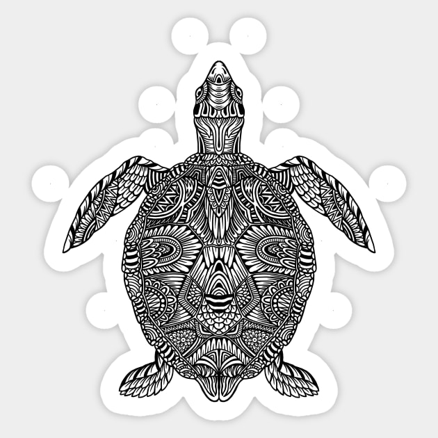 Turtle Sticker by Arjanaproject